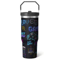 Prime Buddy™ - 1pc Halloween Skull 30oz Tumbler with Straw &