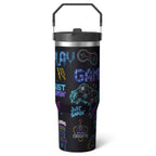 Prime Buddy™ - 1pc Halloween Skull 30oz Tumbler with Straw &
