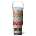 Prime Buddy™ - 1pc shark 30oz Tumbler with Straw & Handle