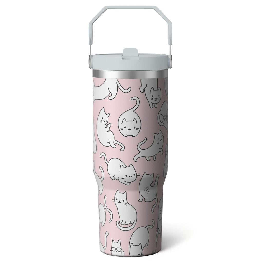 Prime Buddy™ - 1pc Halloween Bat 30oz Tumbler with Straw &