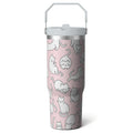 Prime Buddy™ - 1pc Halloween Bat 30oz Tumbler with Straw &