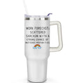 Prime Buddy™ - 1pc daisy 40oz Tumbler with Straw & Handle