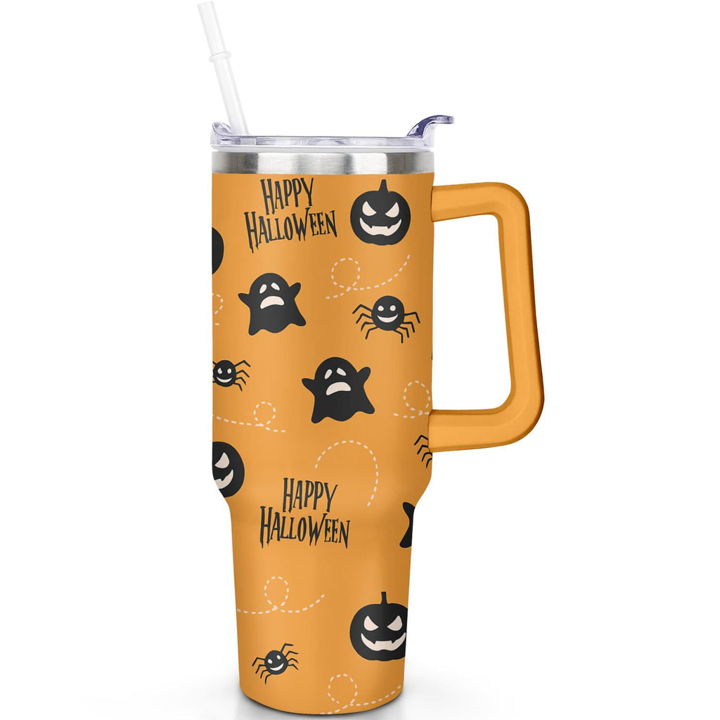 Prime Buddy™ - 1pc Paw prints 40oz Tumbler with Straw &