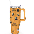 Prime Buddy™ - 1pc Paw prints 40oz Tumbler with Straw &