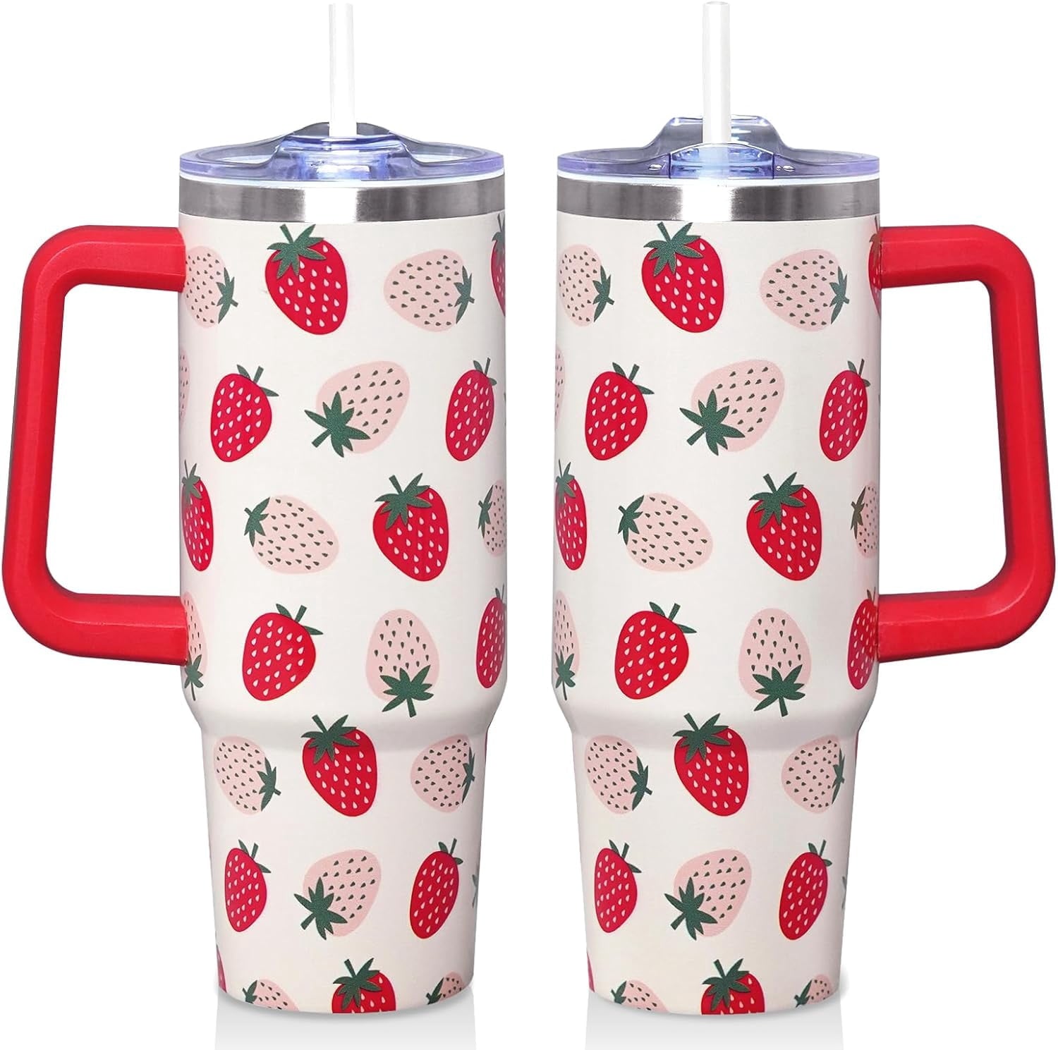 Prime Buddy™ - 30 Oz Blue Bow Tumbler With Handle And