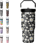 Prime Buddy™ - 30oz Tie Dye Print Tumbler with Handle Flip