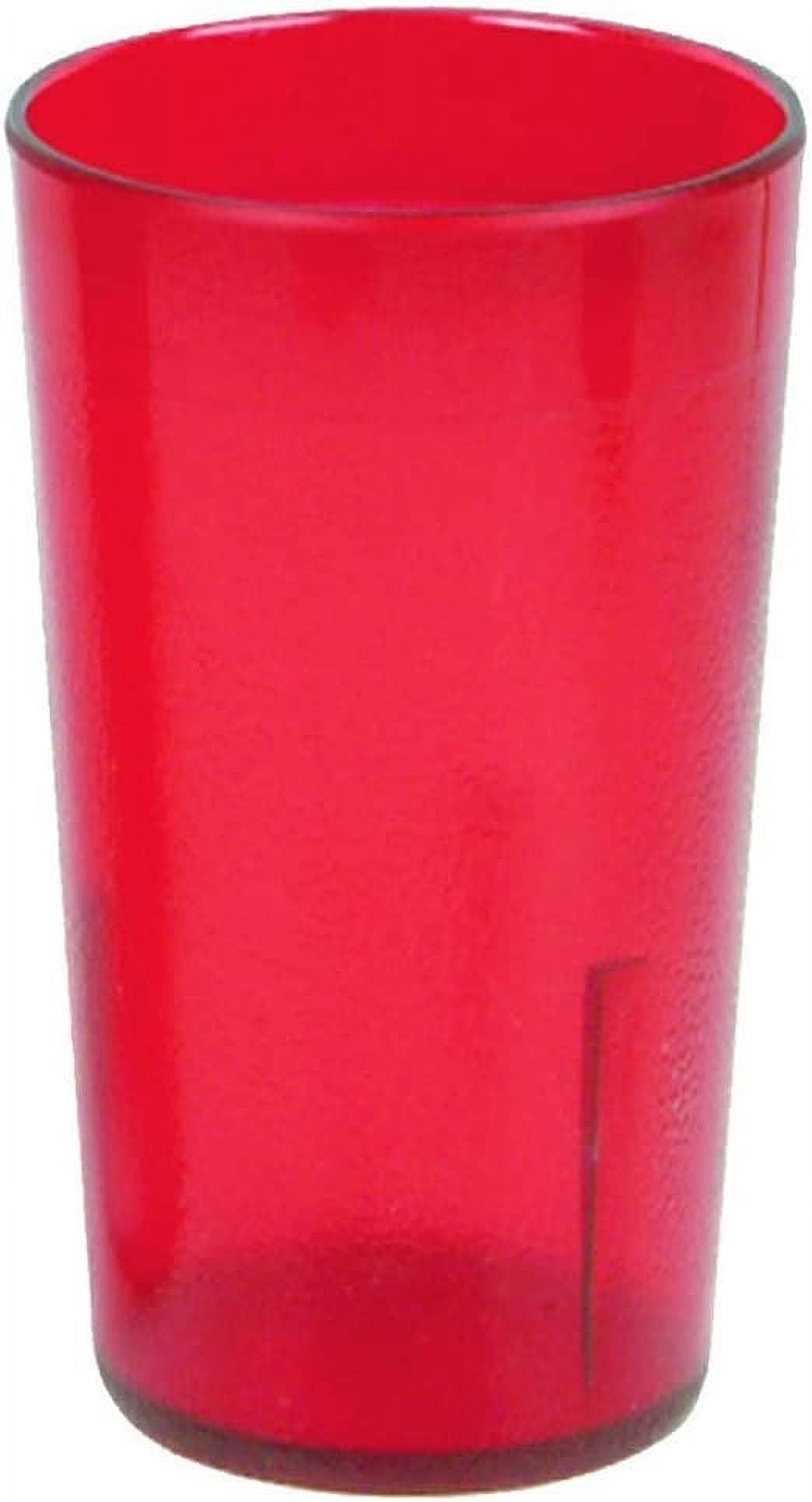32 oz. Pebbled Plastic Tumbler 12/Pack - Red