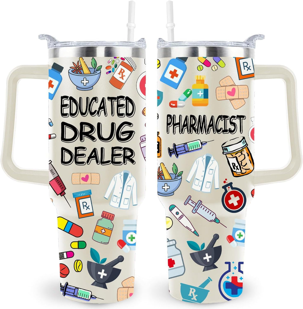 Prime Buddy™ - 40 Oz Respiratory Therapist Tumbler Cup Respiratory Therapist