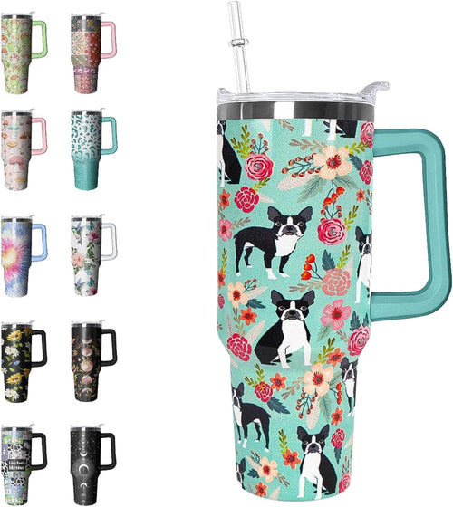 Prime Buddy™ - 40 oz Tumbler with Handle and Straw Leak