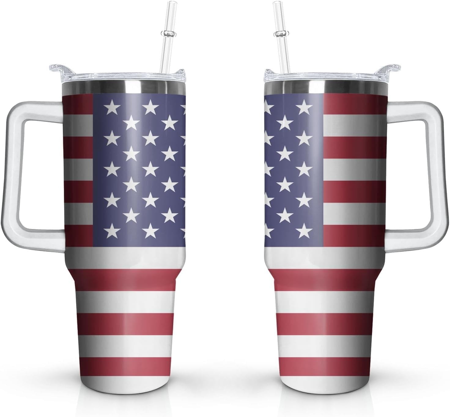 Prime Buddy™ - 40oz Easter Bunny Tumbler with Handle and Straw,