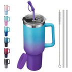 Prime Buddy™ - Sunsoc 40Oz Insulated Tumbler With Handle And Straw