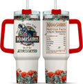 Prime Buddy™ - Tumbler 40 Oz With Handle Lid And Straw,