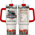 Prime Buddy™ - Tumbler 40 Oz With Handle Lid And Straw,