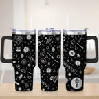 Prime Buddy™ - Black Space Science Stainless Steel Tumbler 30Oz Tumbler