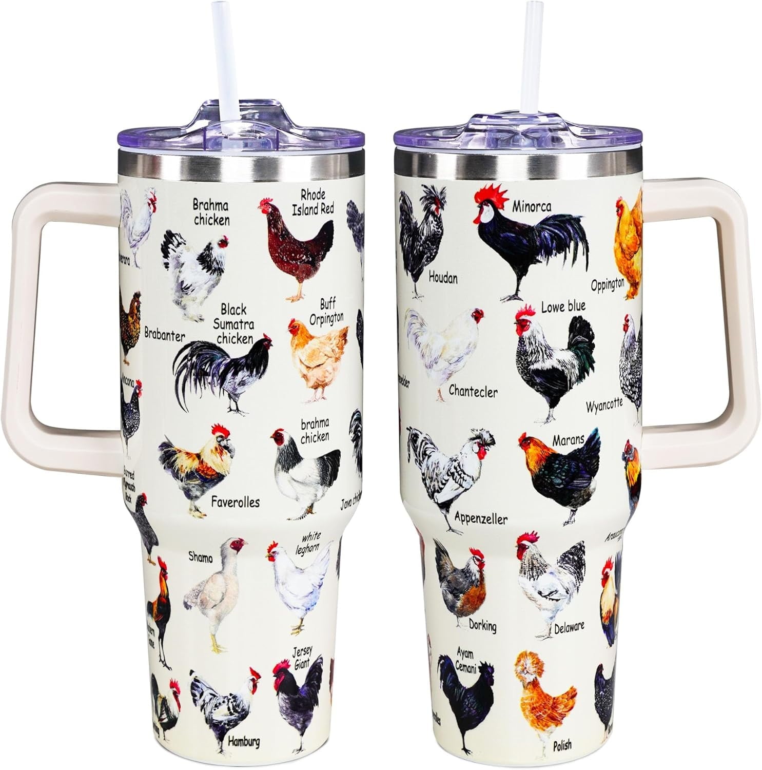 Prime Buddy™ - Chicken Tumbler Cup 40 OZ, Chicken Gifts For