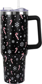 Prime Buddy™ - Christmas Tumbler with Handle and Straw Lid 40