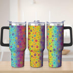 Prime Buddy™ - Colorful Spiral Gradient Stainless Steel Tumbler, 30oz