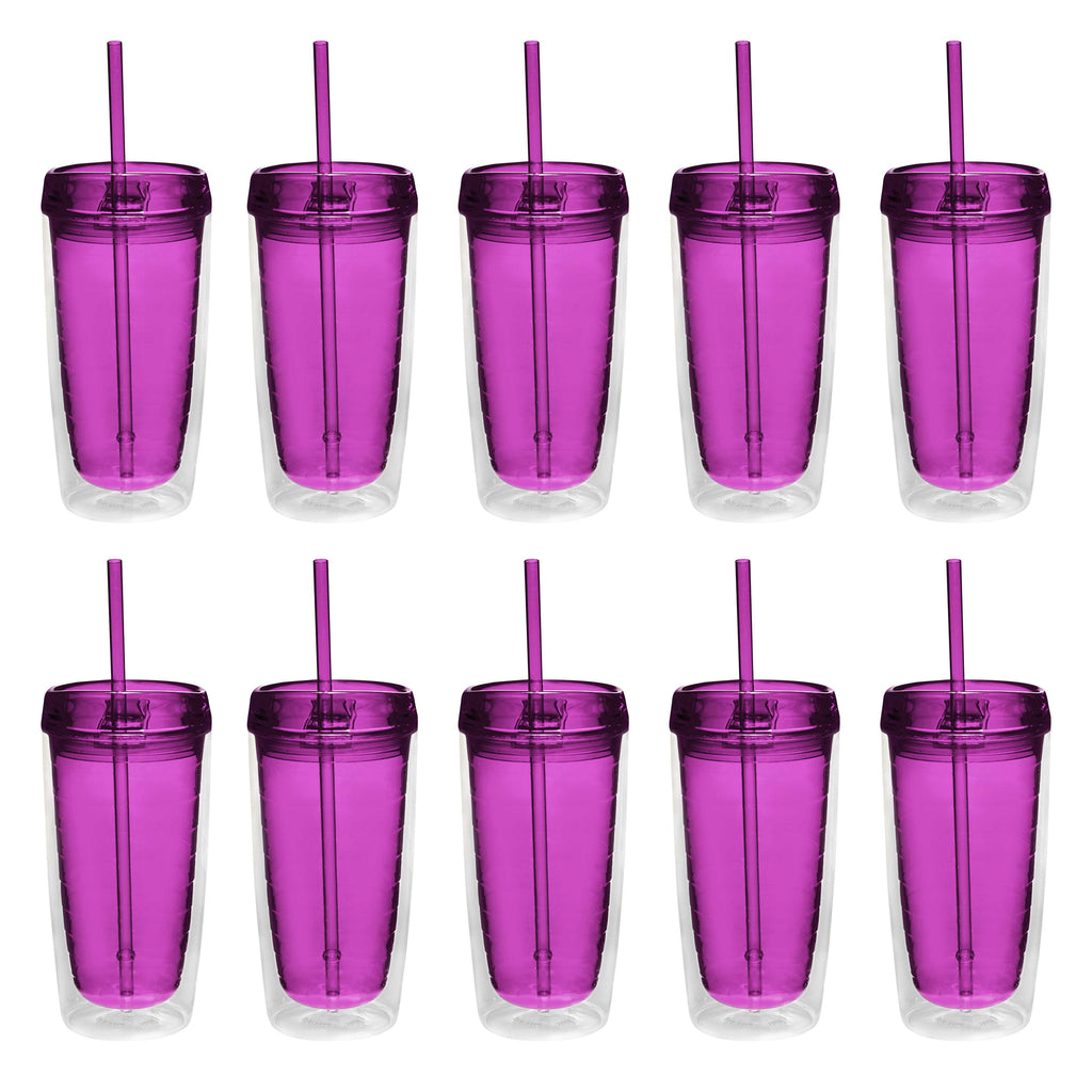 Prime Buddy™ - Double Wall Acrylic Tumblers 16 oz. Set of