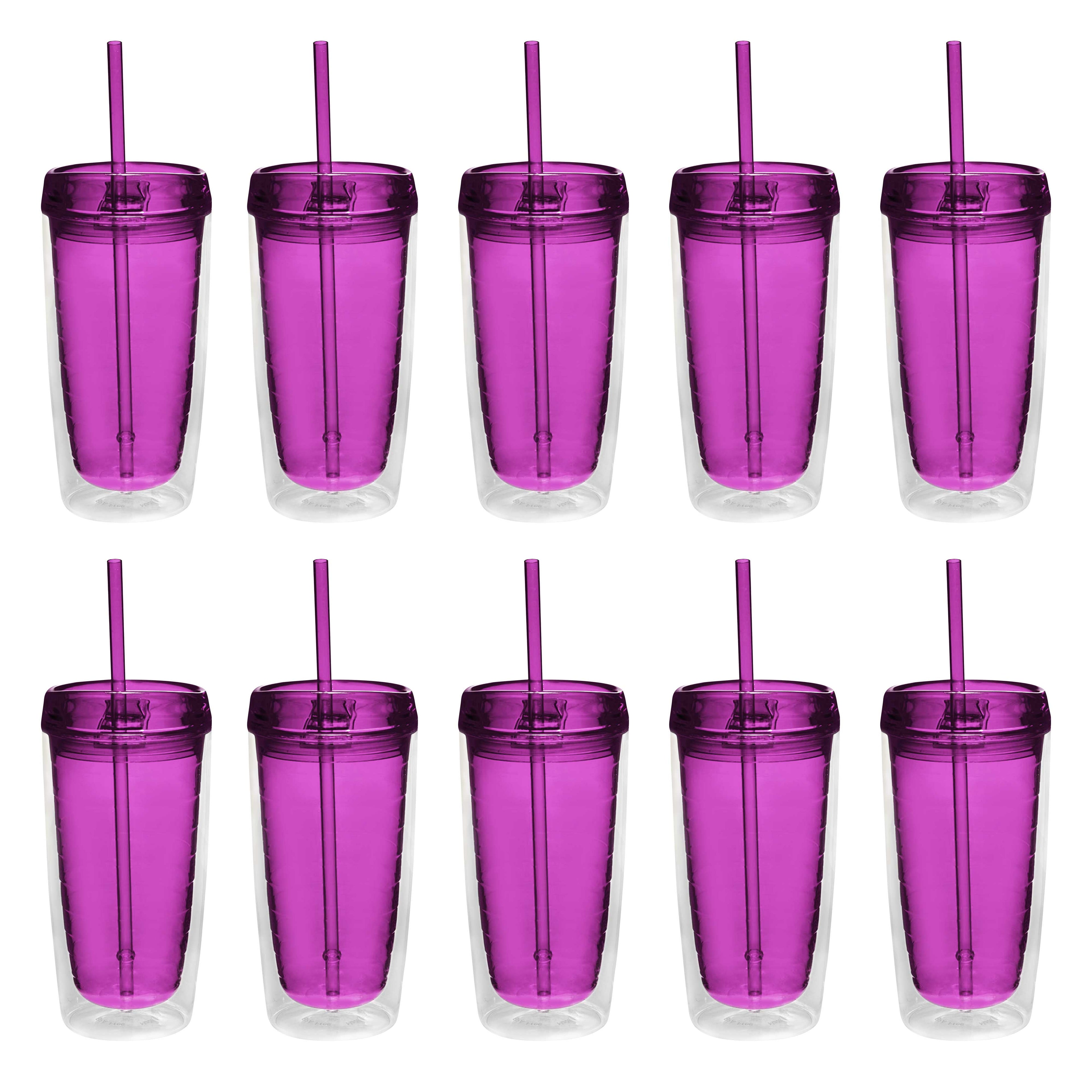 Prime Buddy™ - Double Wall Acrylic Tumblers 16 oz. Set of
