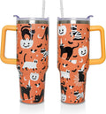 Prime Buddy™ - 40 Oz Tumbler with Handle and Straw, Cute