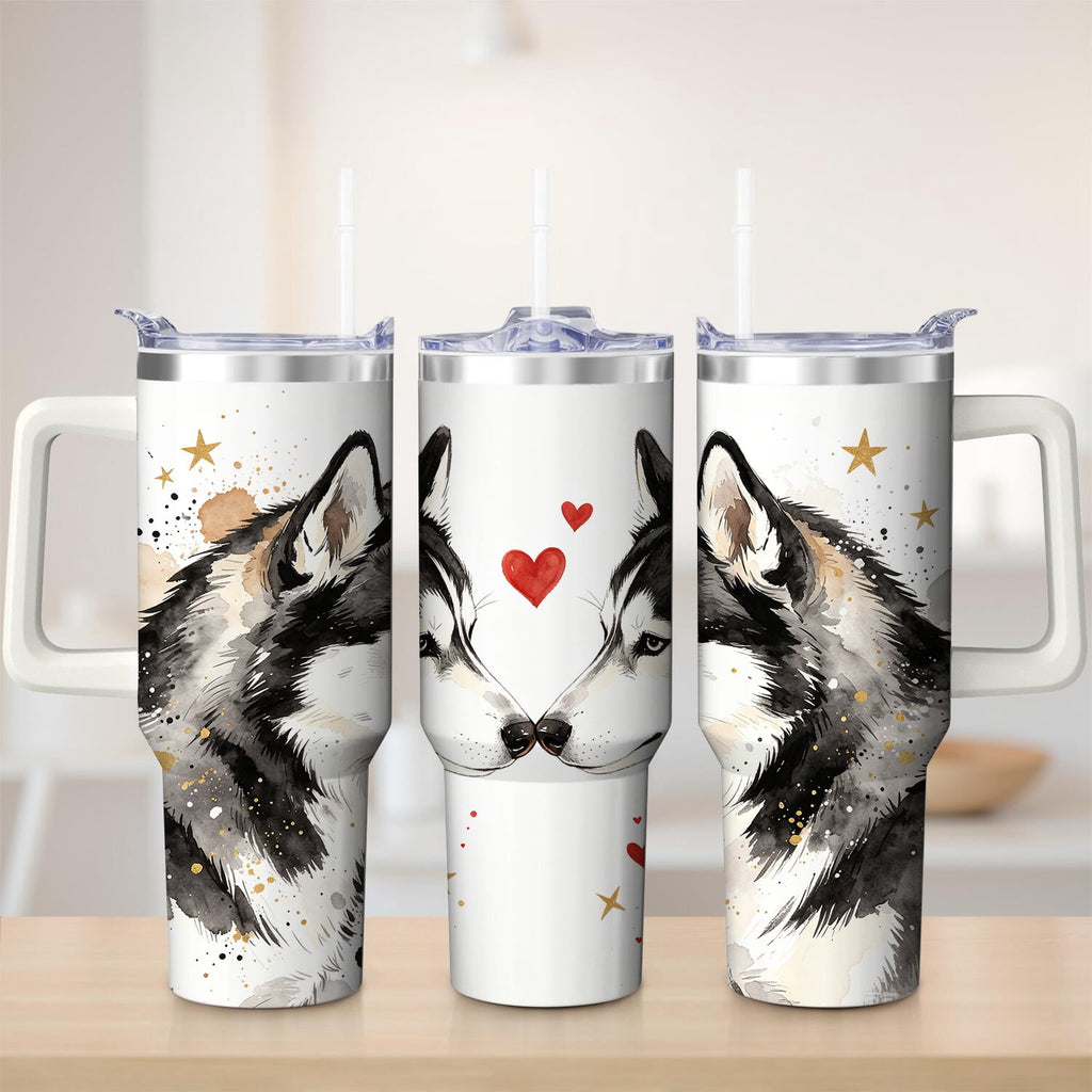 Prime Buddy™ - Husky Love Design Stainless Steel Tumbler 40Oz Tumbler
