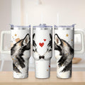 Prime Buddy™ - Husky Love Design Stainless Steel Tumbler 40Oz Tumbler