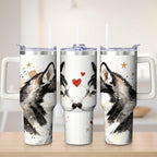 Prime Buddy™ - Husky Love Design Stainless Steel Tumbler 40Oz Tumbler