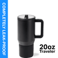 Prime Buddy™ - HydroJug Traveler 20 oz Water Bottle, Stainless Steel