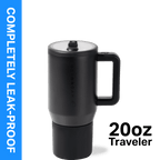 Prime Buddy™ - HydroJug Traveler 20 oz Water Bottle, Stainless Steel
