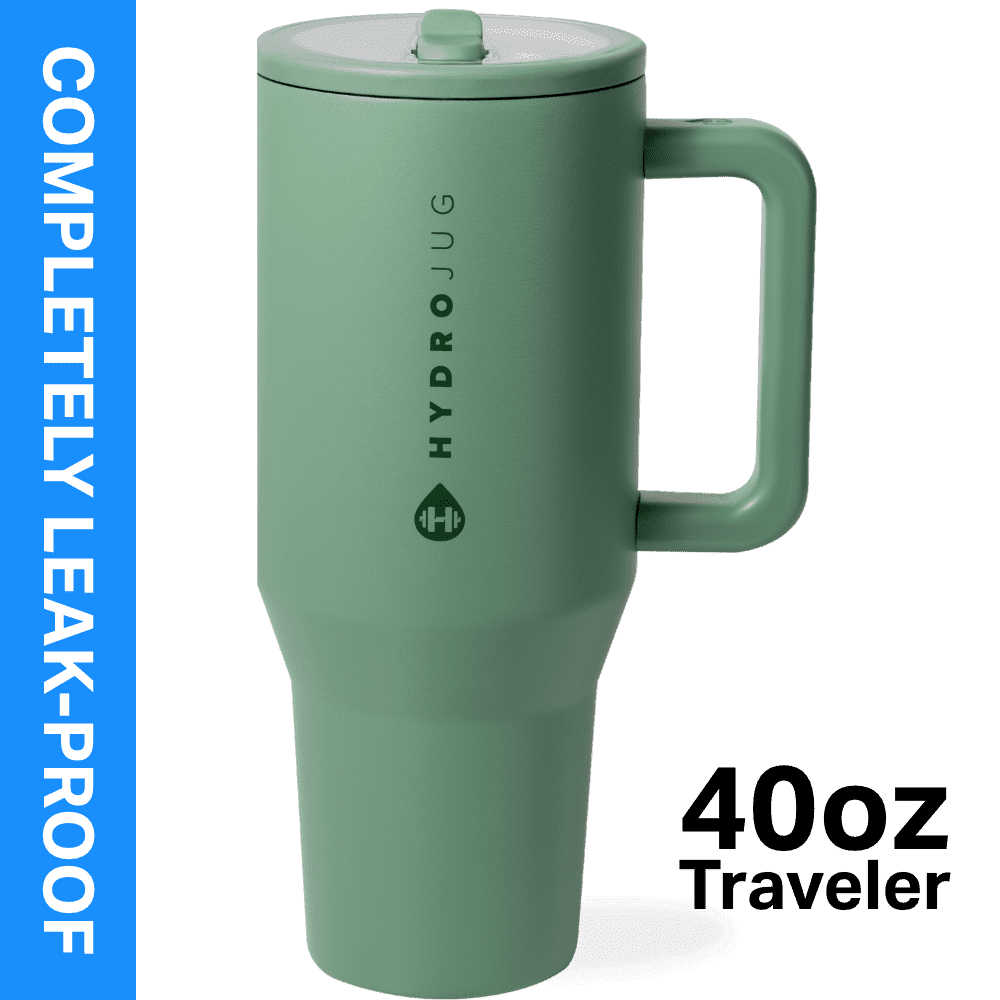 Prime Buddy™ - Hydrojug Traveler 40 Oz Water Bottle Stainless Steel