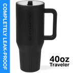 Prime Buddy™ - HydroJug Traveler 40 oz Water Bottle, Stainless Steel