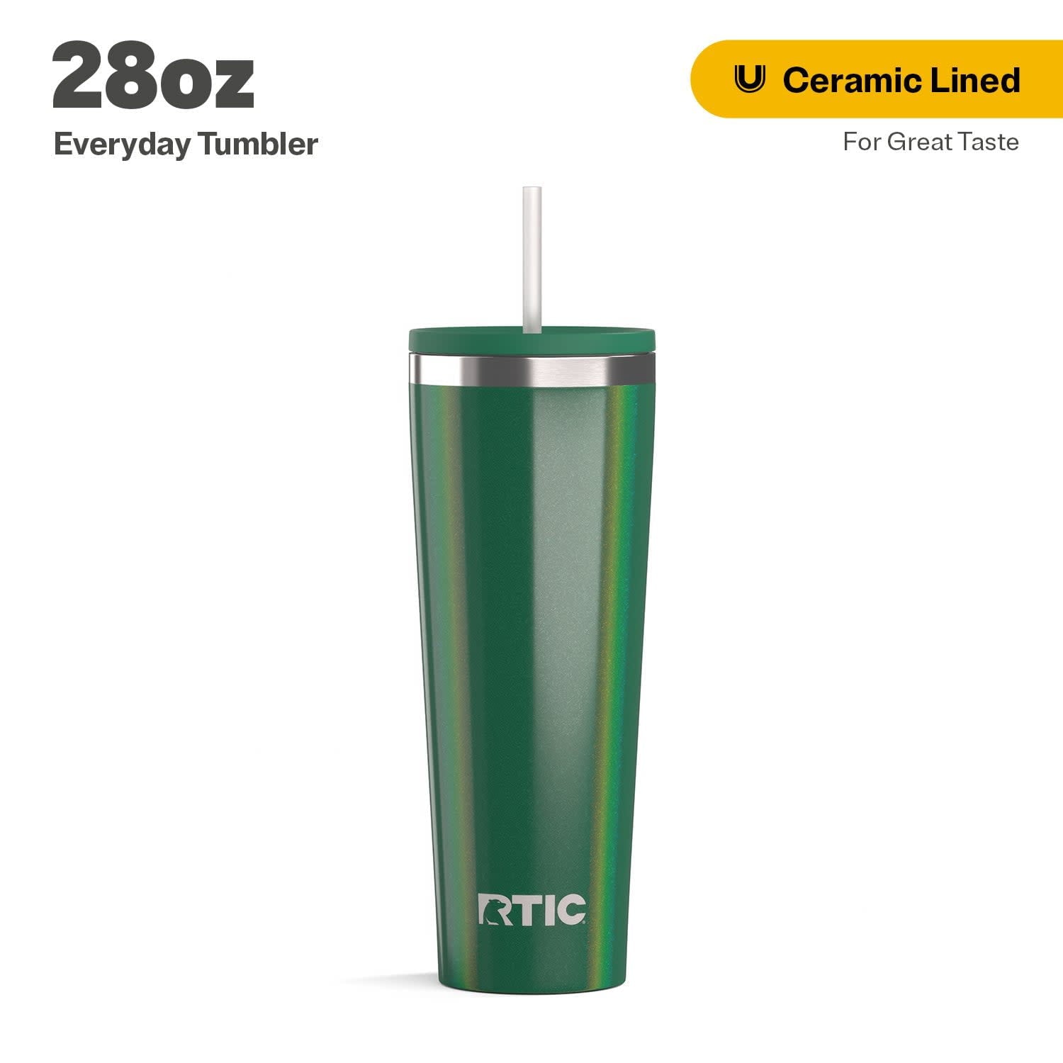 Prime Buddy™ - Rtic 28 Oz Ceramic Lined Everyday Tumbler Spill