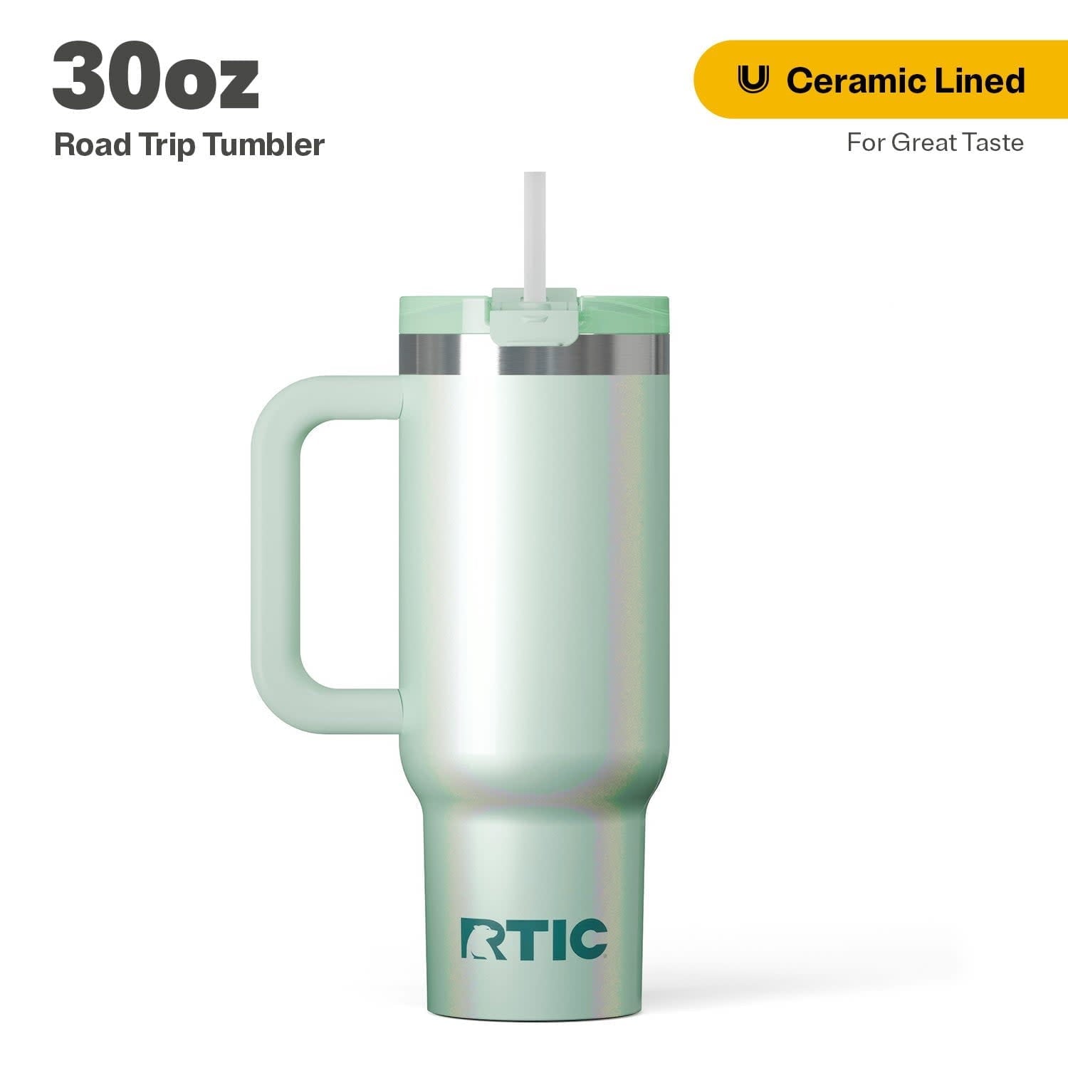 Prime Buddy™ - Rtic 30 Oz Ceramic Lined Road Trip Tumbler