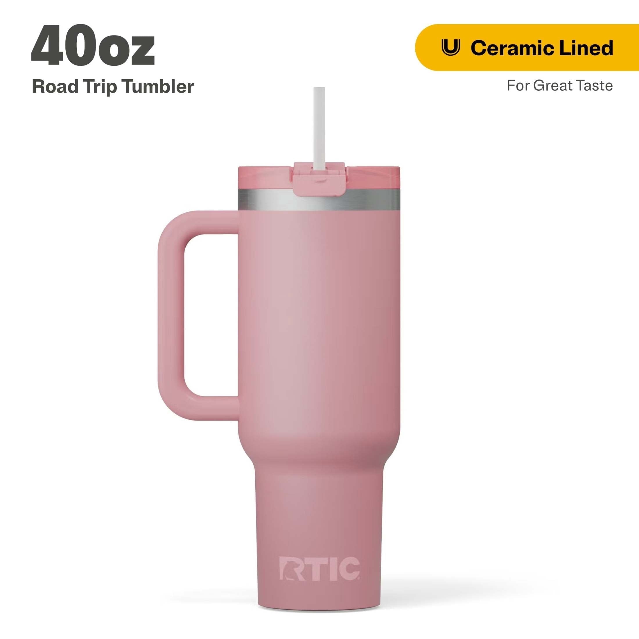 Prime Buddy™ - Rtic 40 Oz Ceramic Lined Road Trip Tumbler