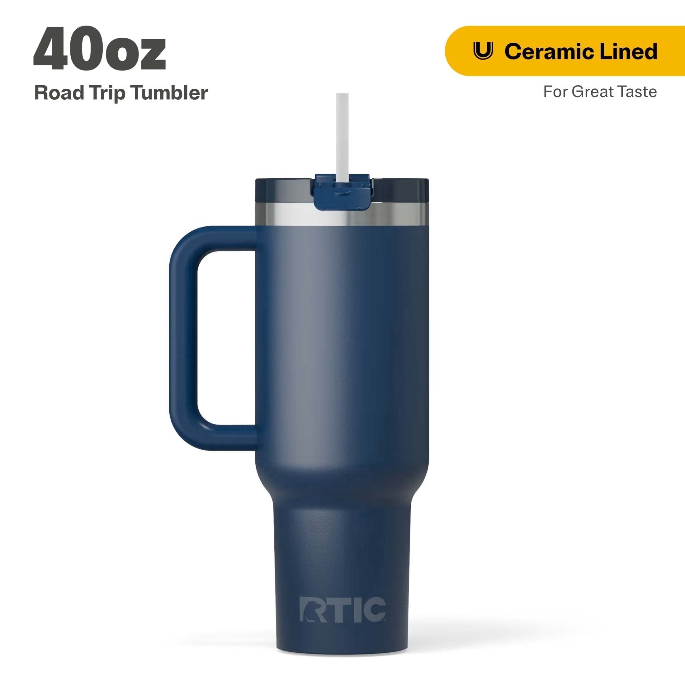 Prime Buddy™ - Rtic 40 Oz Ceramic Lined Road Trip Tumbler
