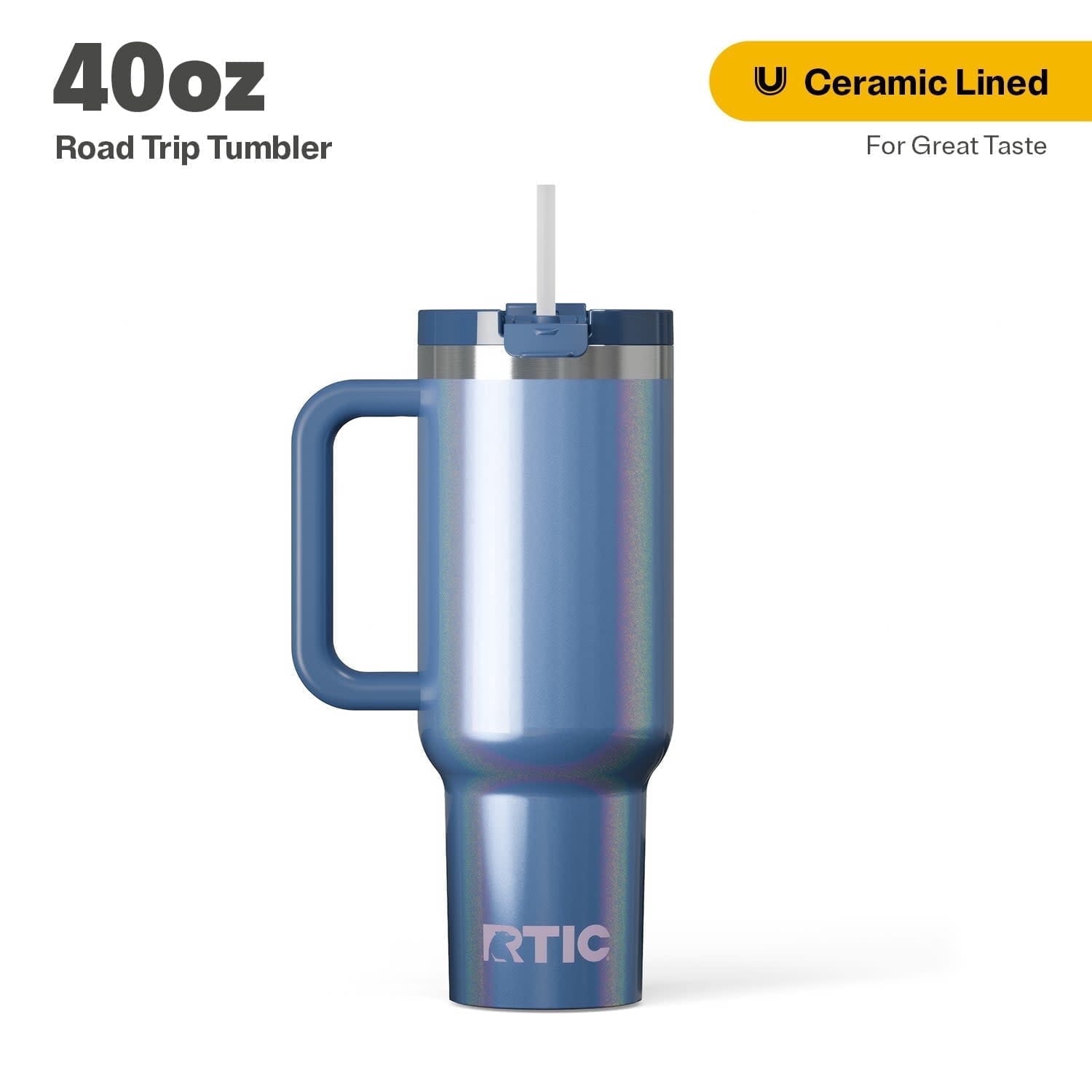 Prime Buddy™ - Rtic 40 Oz Ceramic Lined Road Trip Tumbler