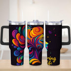 Prime Buddy™ - Vibrant Abstract Swirl Stainless Steel Tumbler 30Oz Tumbler