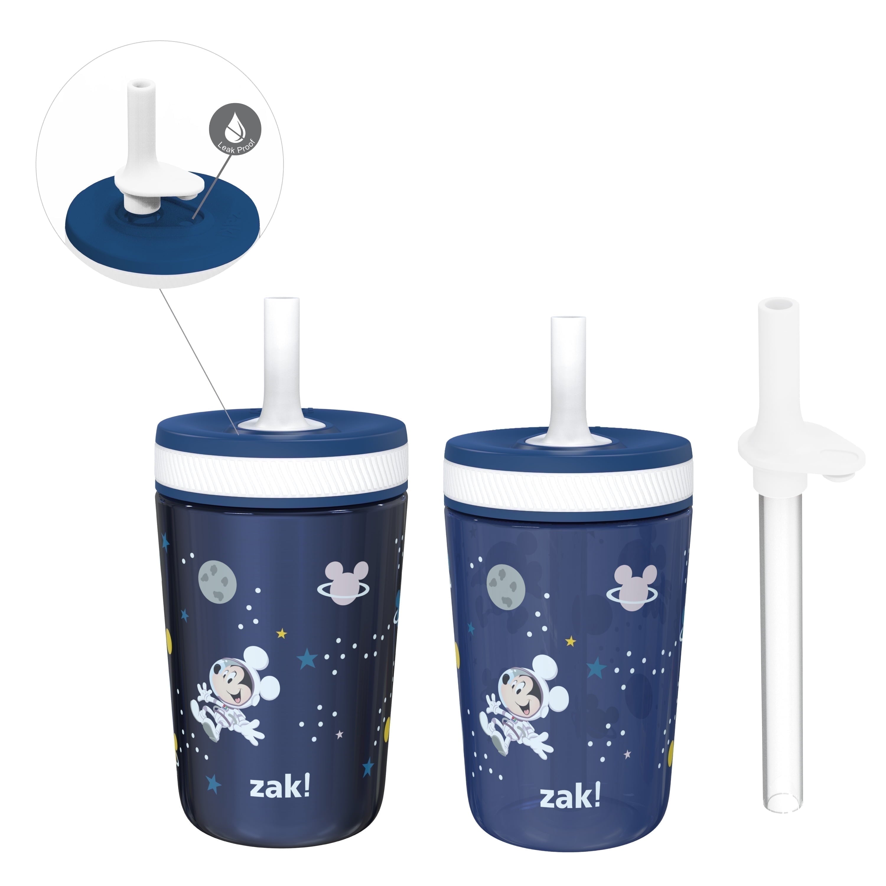 Prime Buddy™ - Zak Designs 12Oz And 15Oz 2 Pack Straw