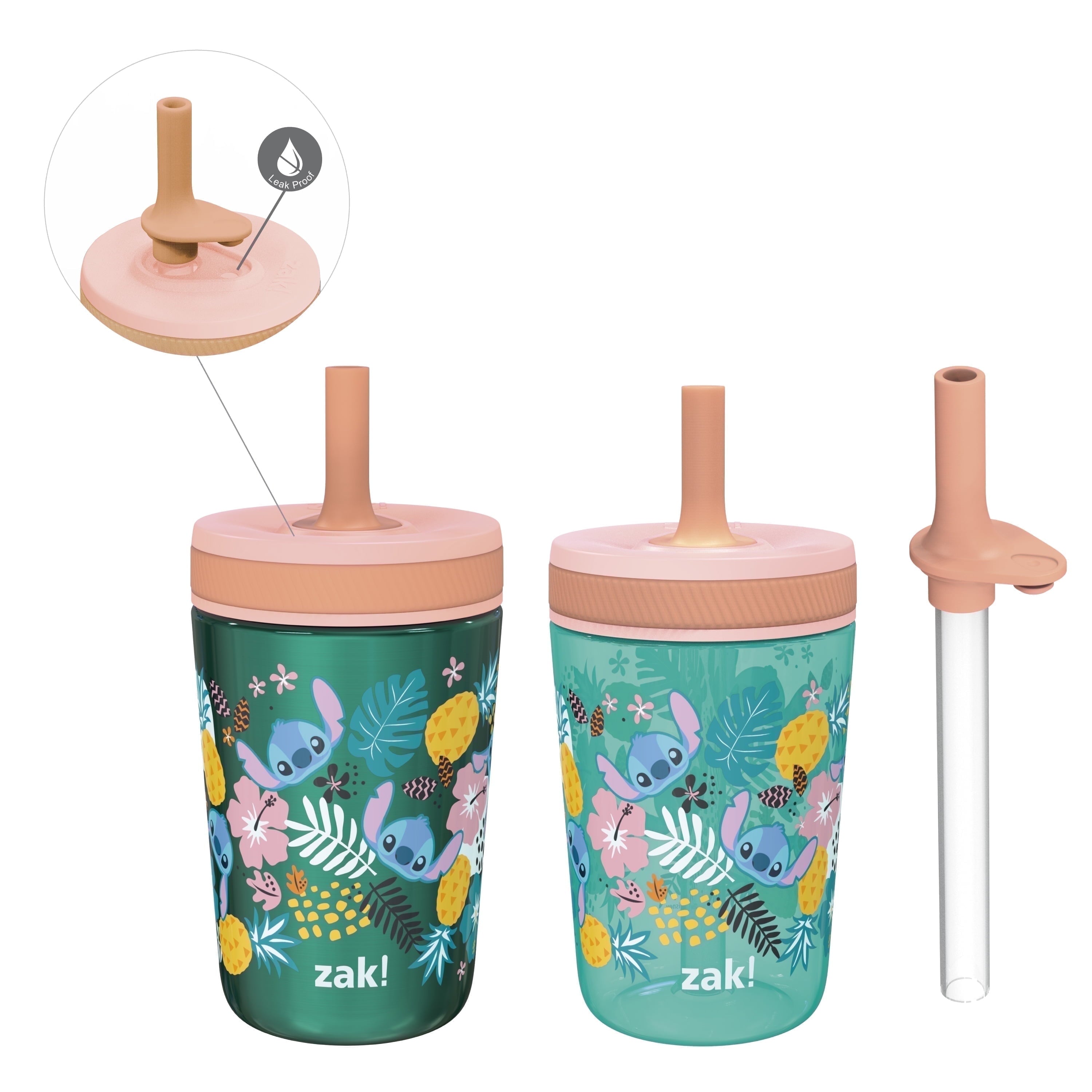 Prime Buddy™ - Zak Designs 12Oz And 15Oz 2 Pack Straw