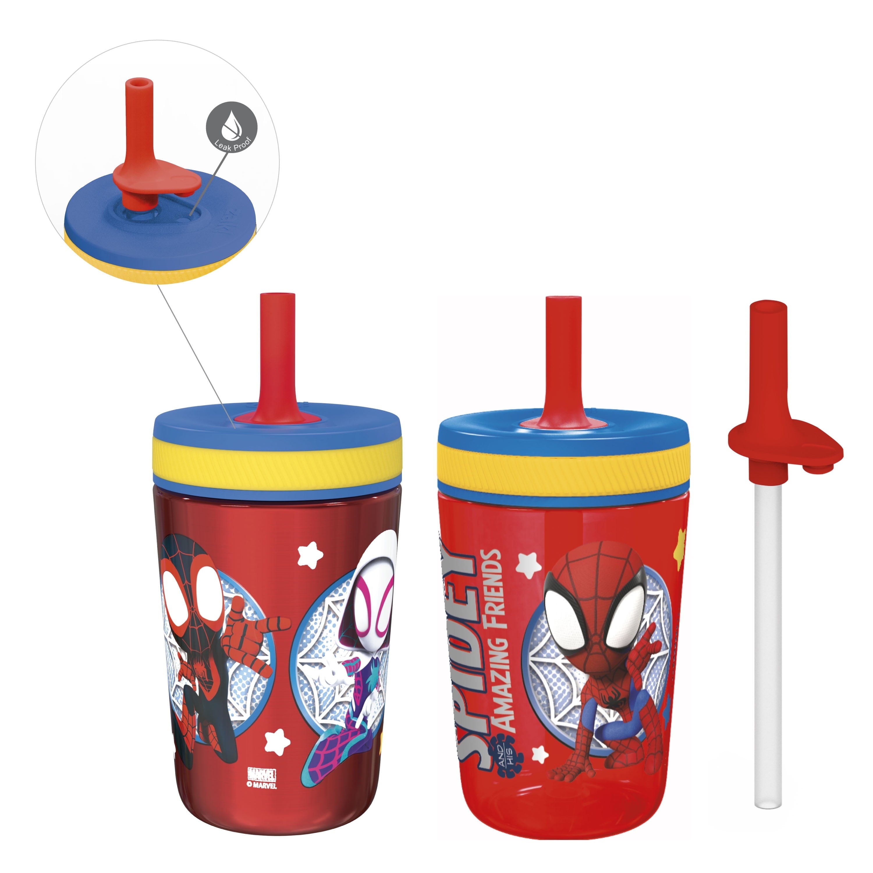 Prime Buddy™ - Zak Designs 12Oz And 15Oz 2 Pack Straw
