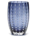 Zafferano Perle Glass Tumbler Set 6 Pieces  Grey Blue